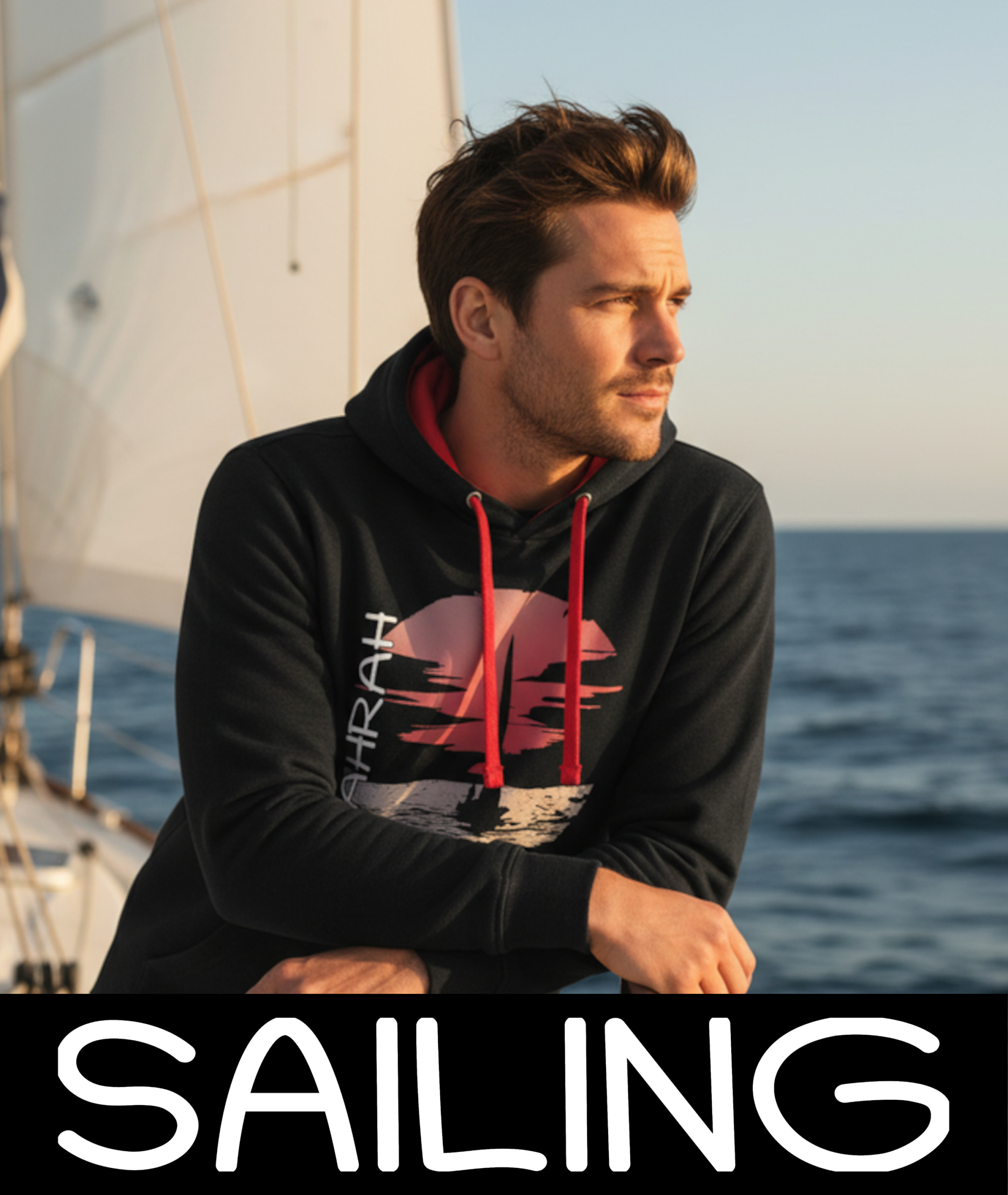 The best organic sailing hoodies in the world by Dahrah Sailing Fashion