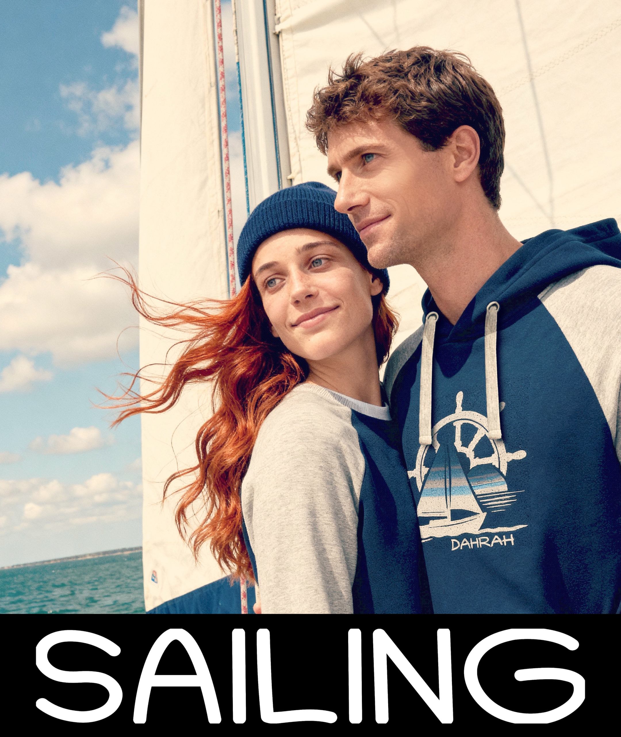 Nautical and sailing apparel for adventurous sailors by Dahrah Fashion.